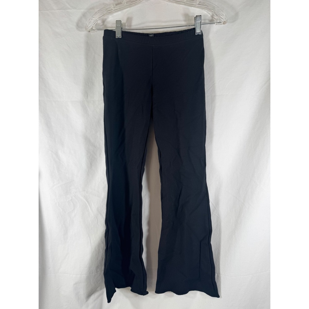 Art Class Girls Black Flare Leggings Size L 10/12 Stretch Pull On Pants